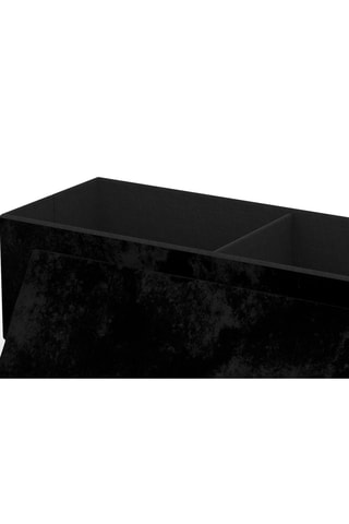 Banc-coffre - Noir et doré