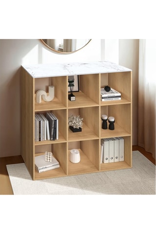 Meuble de rangement Marceau 9 cases - 88 x 30 x 88 cm