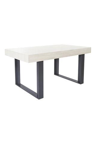 Table Brixton - Gris clair et anthracite