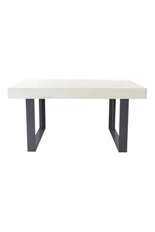 Table Brixton - Gris clair et anthracite