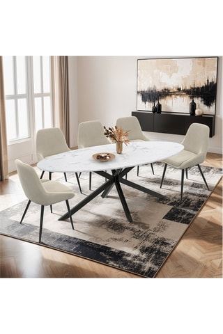 Table repas Céleste - 200 x 90 x 76 cm