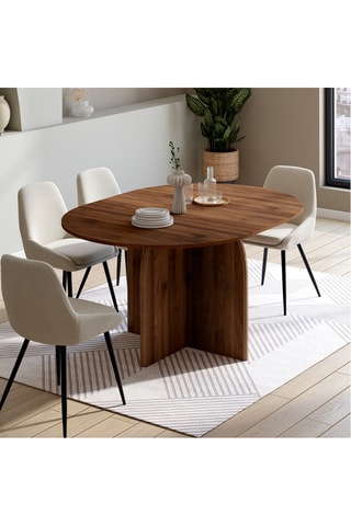 Table extensible Japandi - 110/150 x 75 x 110 cm