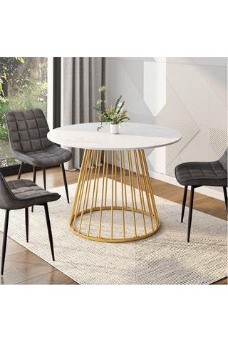 Table repas Adelle - 110 x 110 x 75 cm