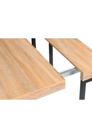 Table extensible Manufacture - 
Naturel et noir