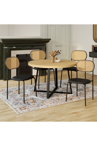 4 chaises Clarisse - 46 x 80 x 49 cm
