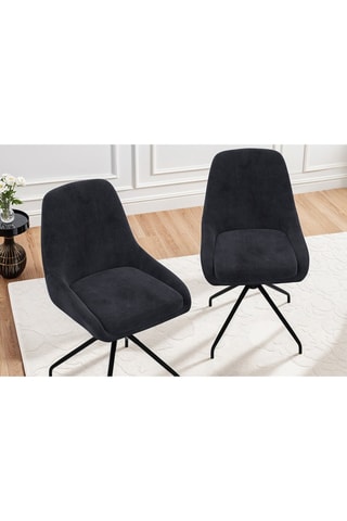 2 chaises Olivia - Gris