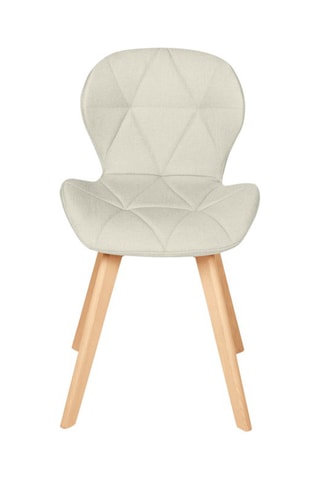 4 chaises Gatsby - Beige et naturel