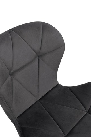 2 chaises Daisy - Gris et noir