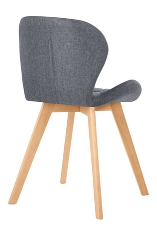 4 chaises Gatsby - 
Gris et naturel