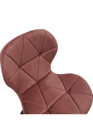 4 chaises Daisy - 
Beige, gris clair, gris foncé et rose