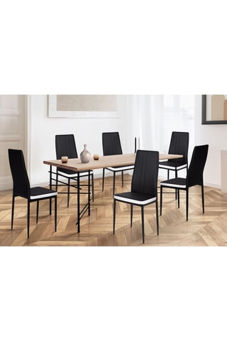 6 chaises Jodie - 39 x 41,5 x 96 cm