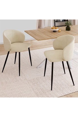 2 chaises Léona - 51 x 71 x 53 cm