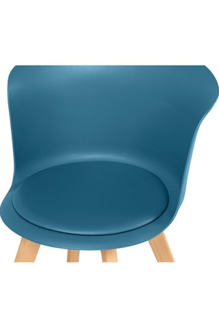 4 chaises Lara - 54,5 x 75 x 43 cm