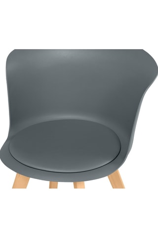 2 chaises Lara - 54,5 x 75 x 43 cm