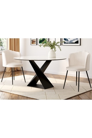 2 chaises Arielle - 55 x 82 x 51 cm
