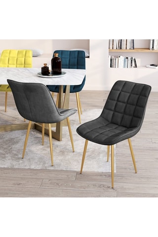 4 chaises en bois Mélinda - 20 x 46 x 62,5 cm