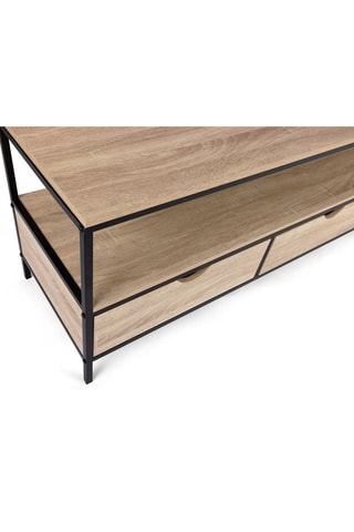 Meuble TV Memphis 3 tiroirs - 160 x 50 x 40 cm