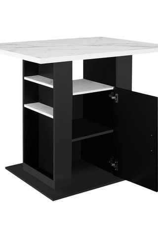 Ilot central de cuisine Théo 1 porte - 110 x 80 x 90 cm