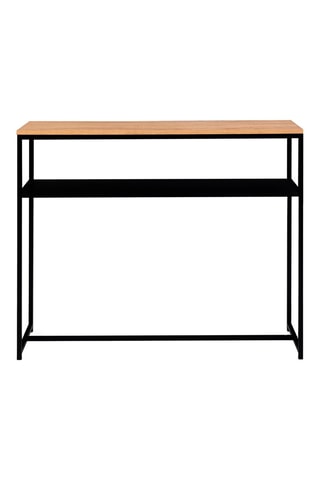 Console double plateau Liverpool - 100 x 30 x 80 cm