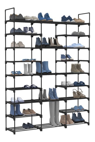 Etagère range chaussures modulable - Noir