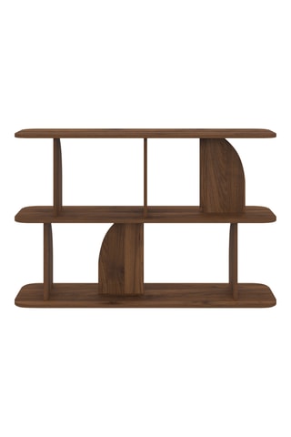 Etagère basse 3 niveaux Japandi - 112 x 73 x 30 cm