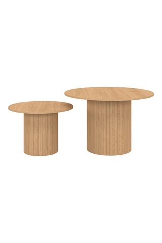 2 tables basses gigognes  Alvar - 70 x 45 x 70 cm / 50 x 35 x 50 cm