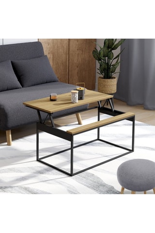 Table basse Memphis - 90 x 48 x 40,5/53,5 cm