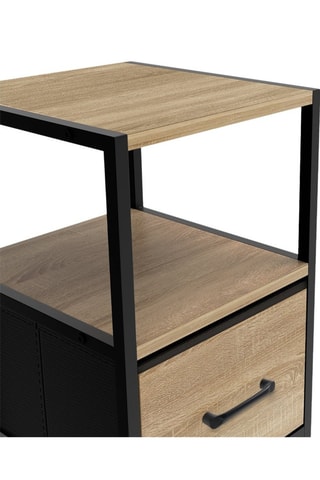 2 tables de chevet 1 tiroir Iris - 30 x 50 x 30 cm
