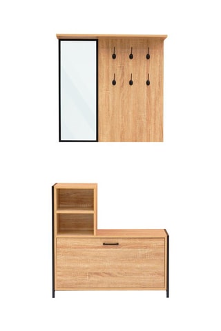 Dressing d'entrée 2 en 1 Memphis - 80 x 185 x 30
