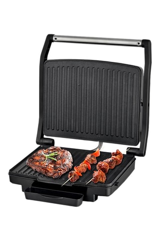 Gril viande et panini en acier inoxydable