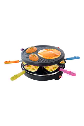 Appareil à raclette - gril - crêpière - 6 personnes