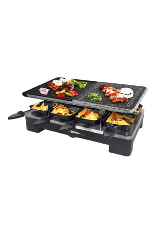 Appareil à raclette/ grill/pierrade - 1200-1400 W - 8 personnes