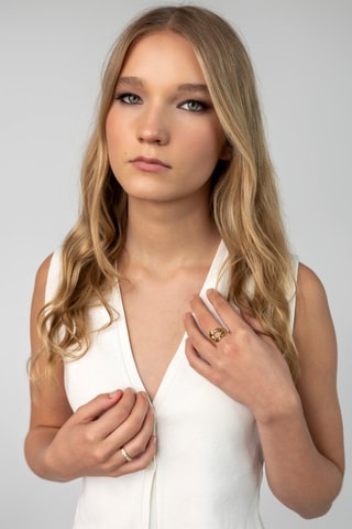 Bague - Plaqué or jaune - Marc Malone
