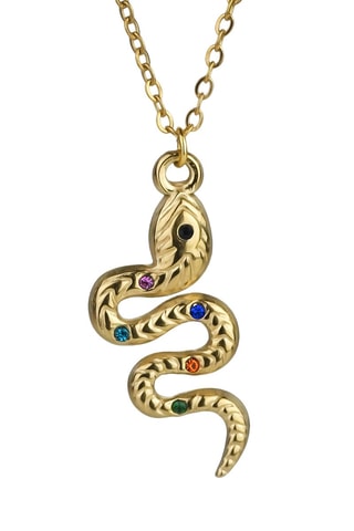 Collier Leilani - Plaqué ion or jaune - Marc Malone