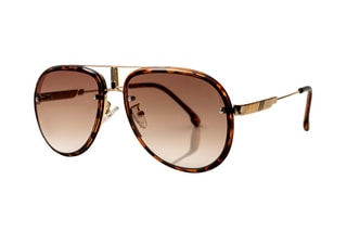 Lunettes de soleil femme - Noir, marron et doré - Emily Westwood