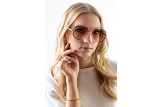 Lunettes de soleil femme - Doré et rose - Emily Westwood
