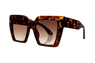 Lunettes de soleil femme - Noir et marron