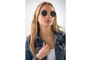 Lunettes de soleil polarisées mixte - Doré et noir