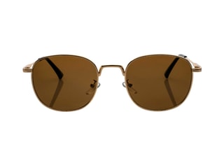Lunettes de soleil mixte - Doré et marron