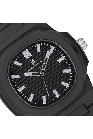 Montre à quartz en polycarbonate - Noir