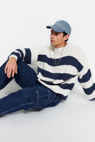 Camisola oversize - Índigo