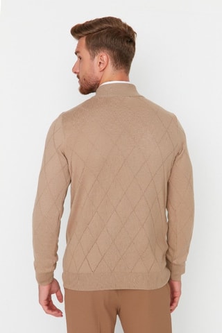 Camisola regular - Camel