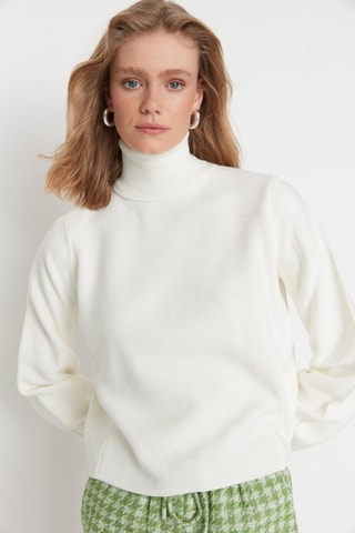 Camisola oversize - Cru