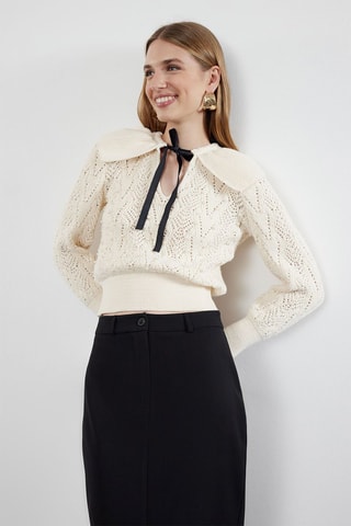 Camisola regular - Branco