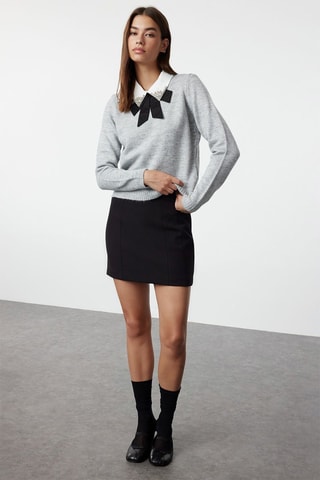 Camisola regular - Cinzento