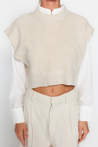 Camisola Cinzento-claro