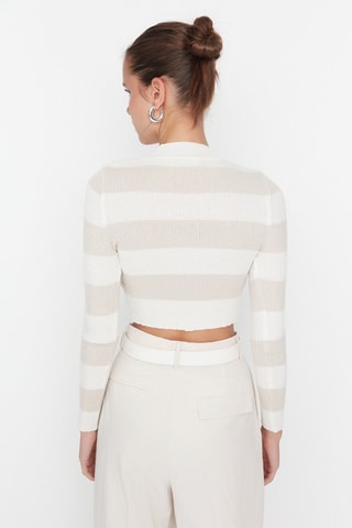 Camisola curta Cru