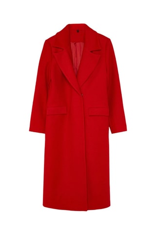 Sobretudo em lã - Vermelho