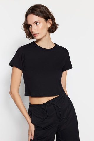 2 crop tops - Preto e branco