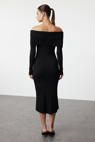 Vestido-camisola - Preto